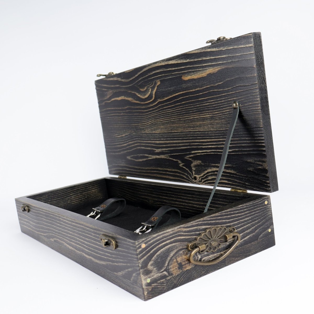 Runic wooden box for small axe from AncientSmithy