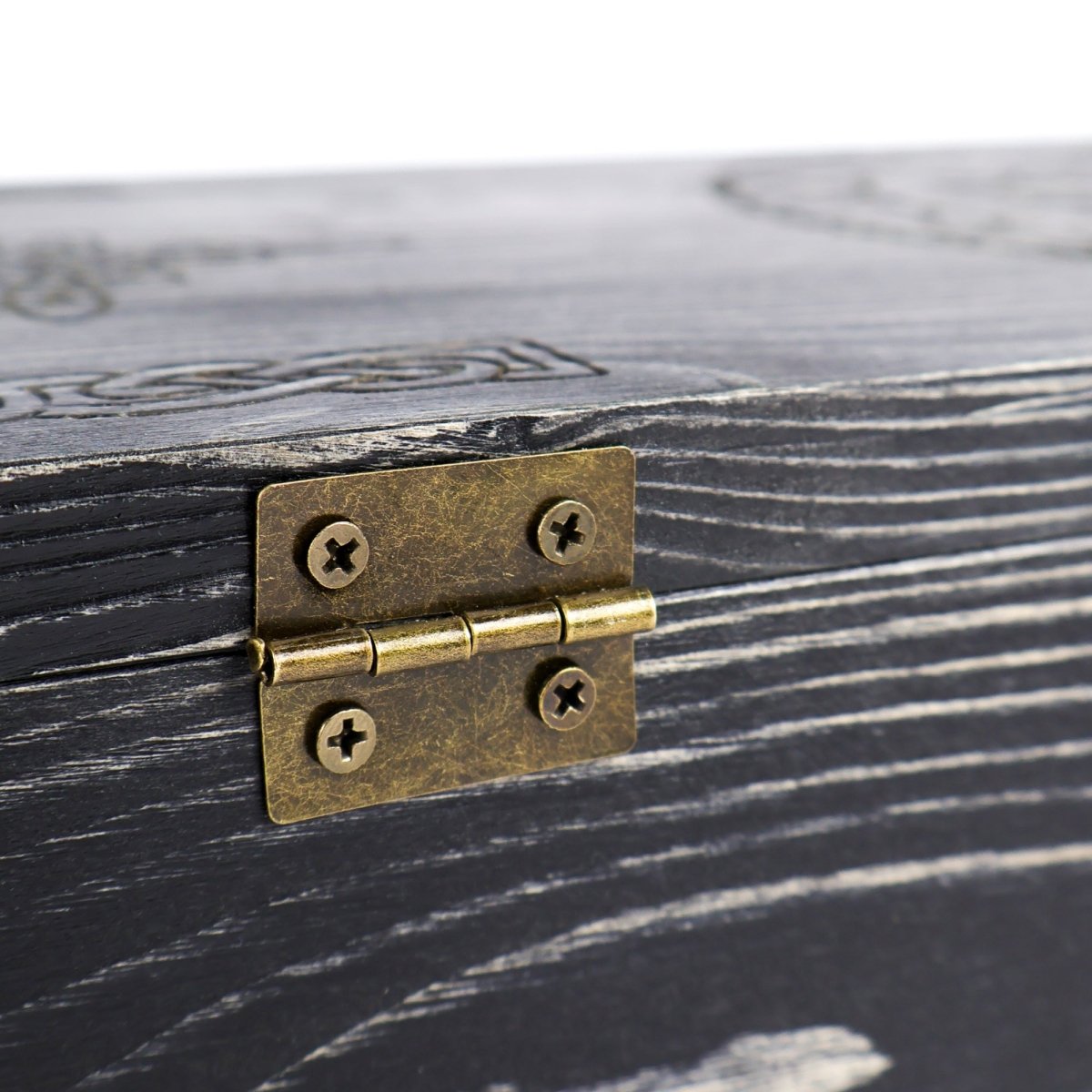 Runic wooden box for standard hammer from AncientSmithy