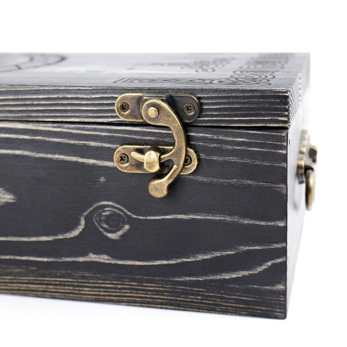 Runic wooden box for standard hammer from AncientSmithy