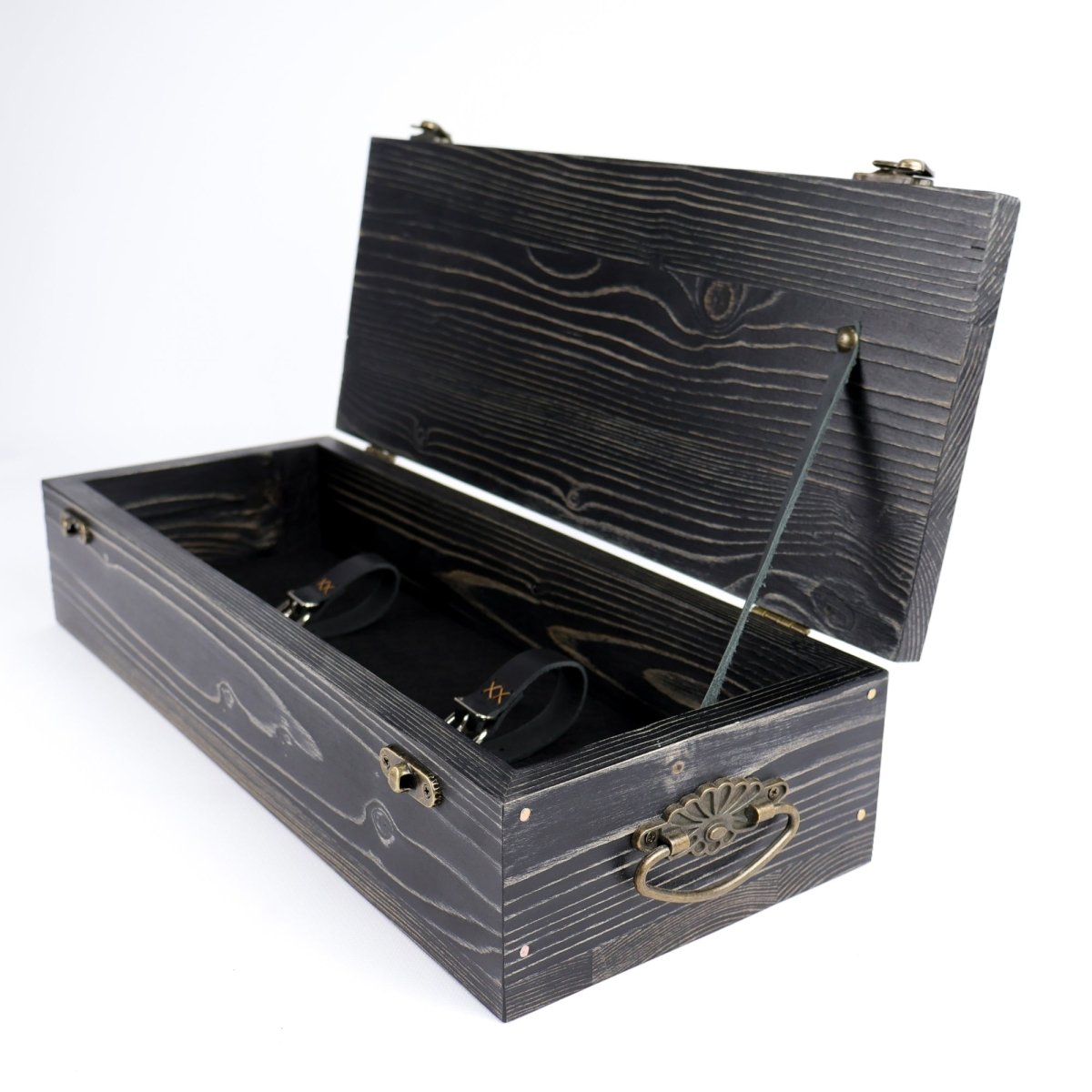 Runic wooden box for standard hammer from AncientSmithy