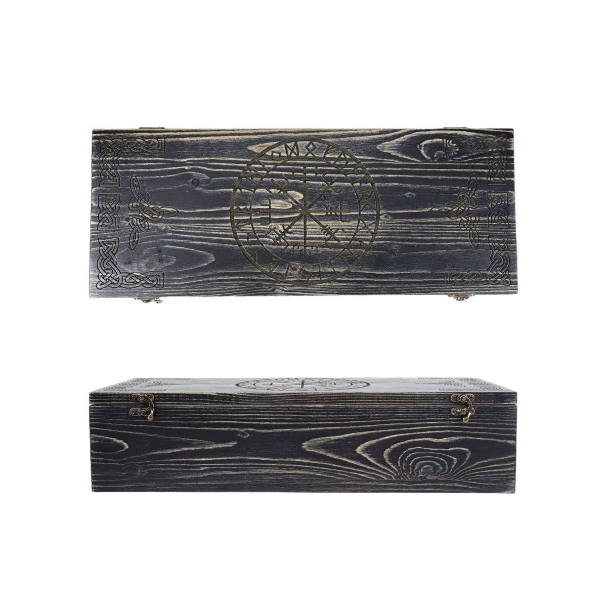 Runic wooden box for standard hammer from AncientSmithy