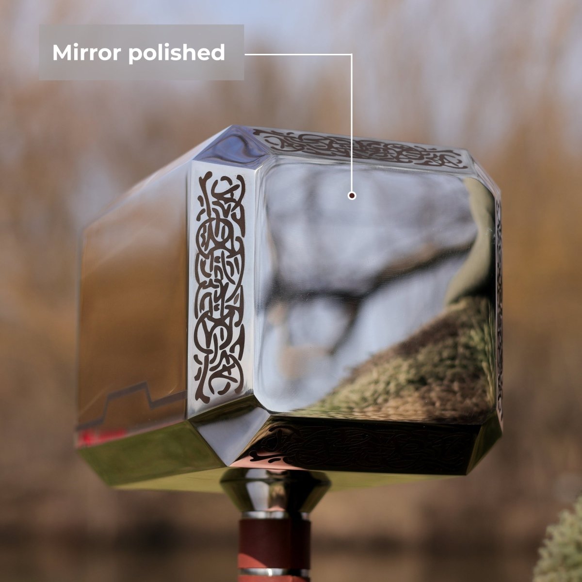 Unique hand forged Mjolnir hammer(Thor's Hammer) from AncientSmithy