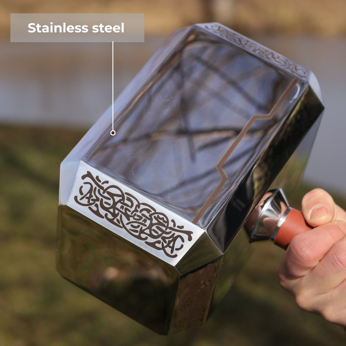 Unique hand forged Mjolnir hammer(Thor's Hammer) from AncientSmithy