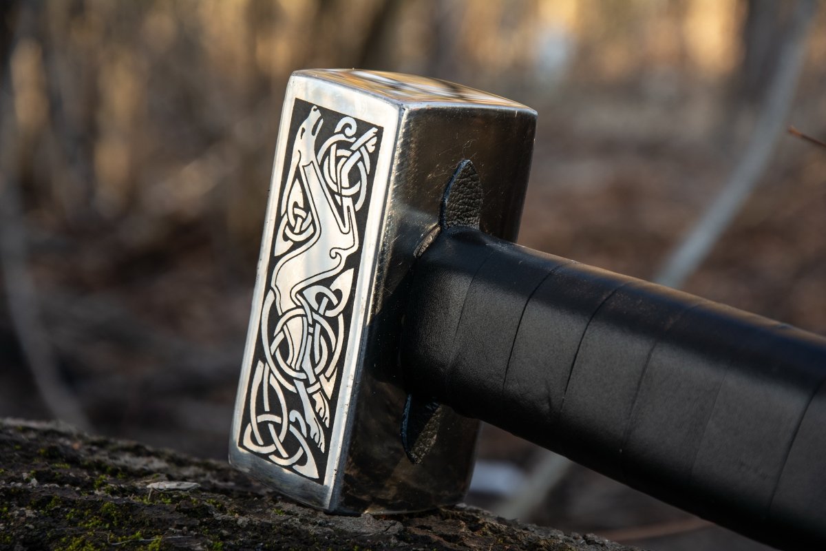 Viking hammer Nidhogg from AncientSmithy