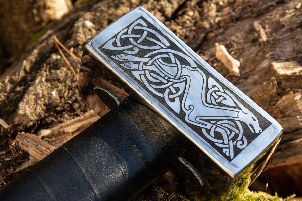 Viking hammer Nidhogg from AncientSmithy