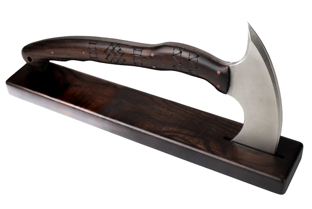 Wooden stand for tomahawk from AncientSmithy