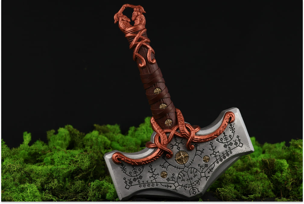 Mjolnir (Thor hammer) Ragnarok Bronze version