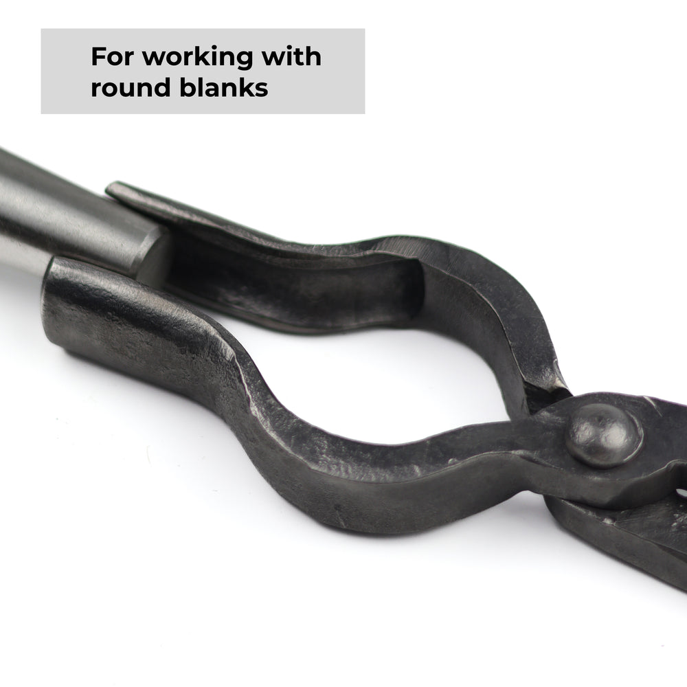 Blacksmith Tongs for round blanks Premium blacksmith tools