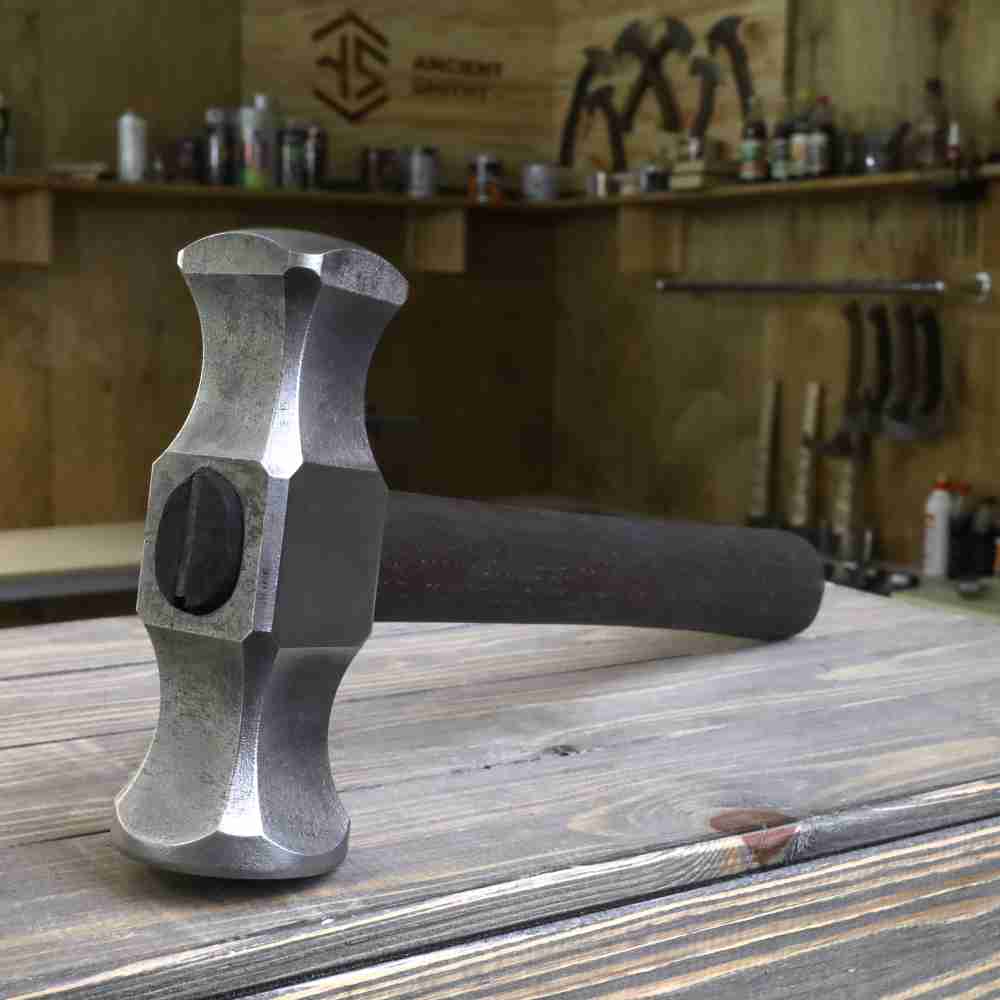 Blacksmith Square Circle Rounding Hammer from AncientSmithy