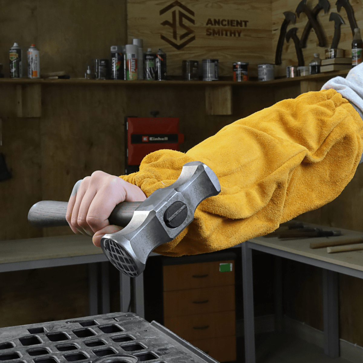 Blacksmith Square Circle Rounding Hammer from AncientSmithy