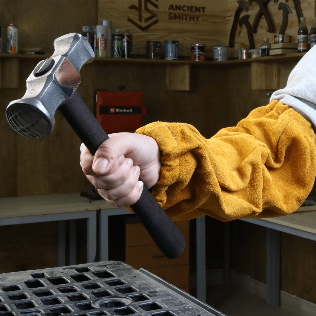 Blacksmith Square Circle Rounding Hammer from AncientSmithy