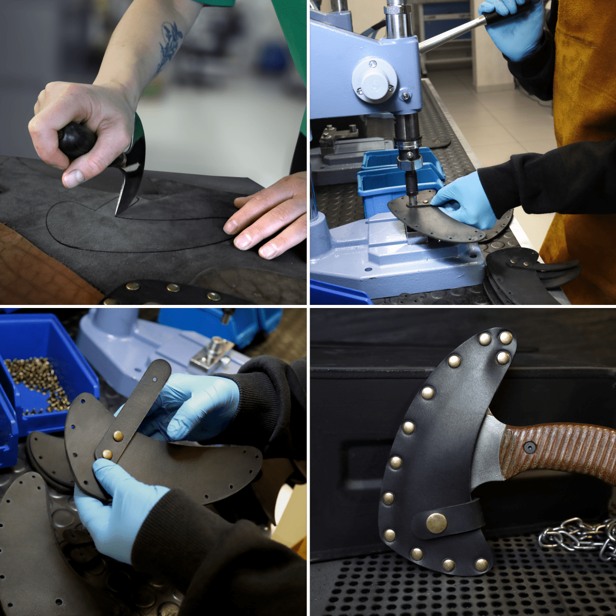 Combat tomahawk "Barong" with polymer composite handle from AncientSmithy