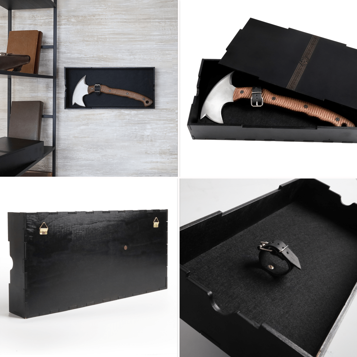 Combat tomahawk "Barong" with polymer composite handle from AncientSmithy