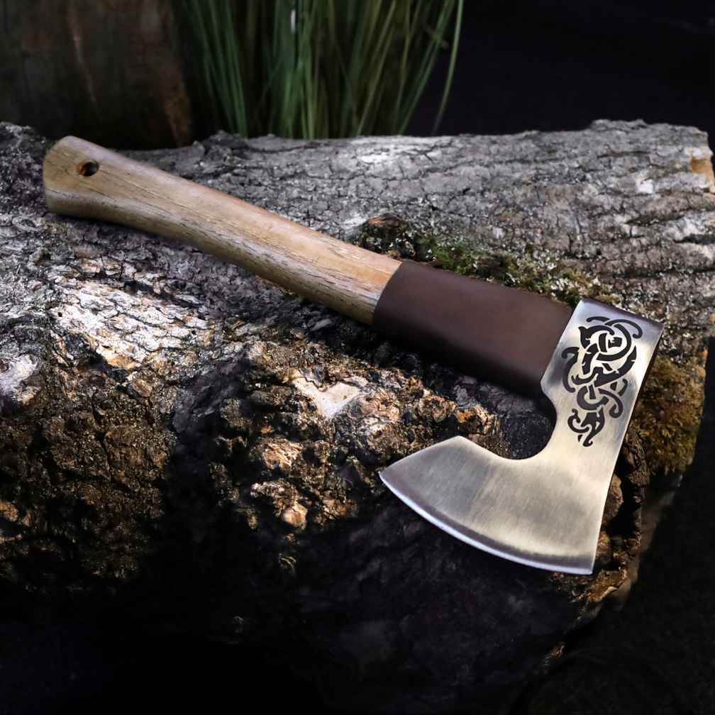 Compact Camping Axe "Skarnulf" from AncientSmithy