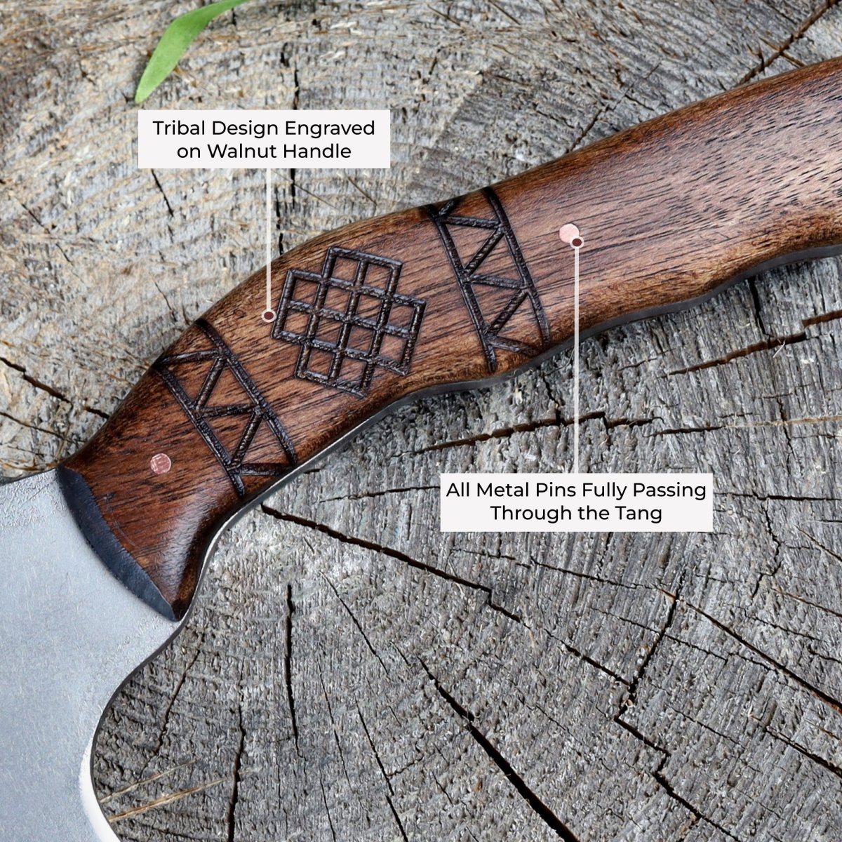 Compact tactical tomahawk "Waya" from AncientSmithy