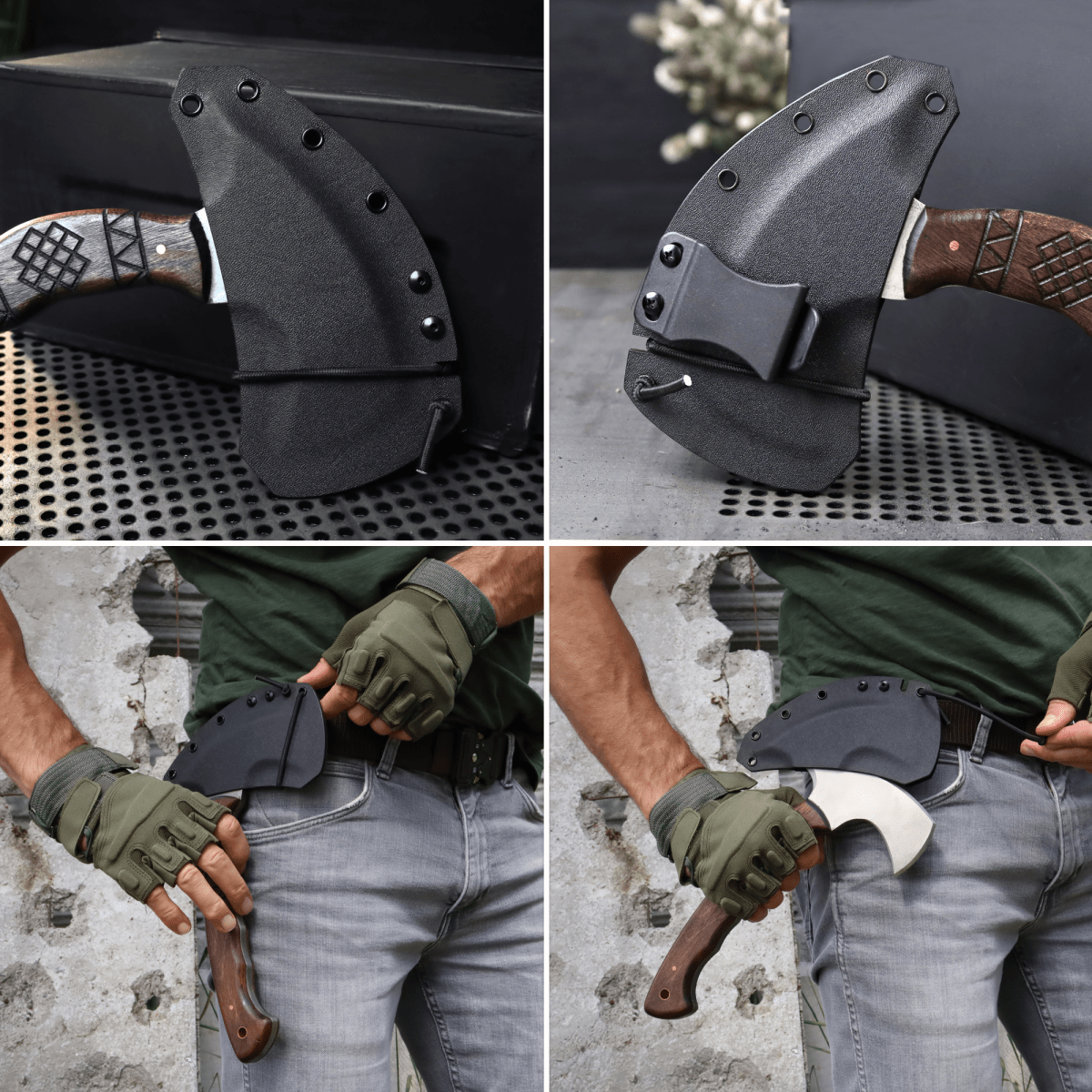 Compact tactical tomahawk "Waya" from AncientSmithy