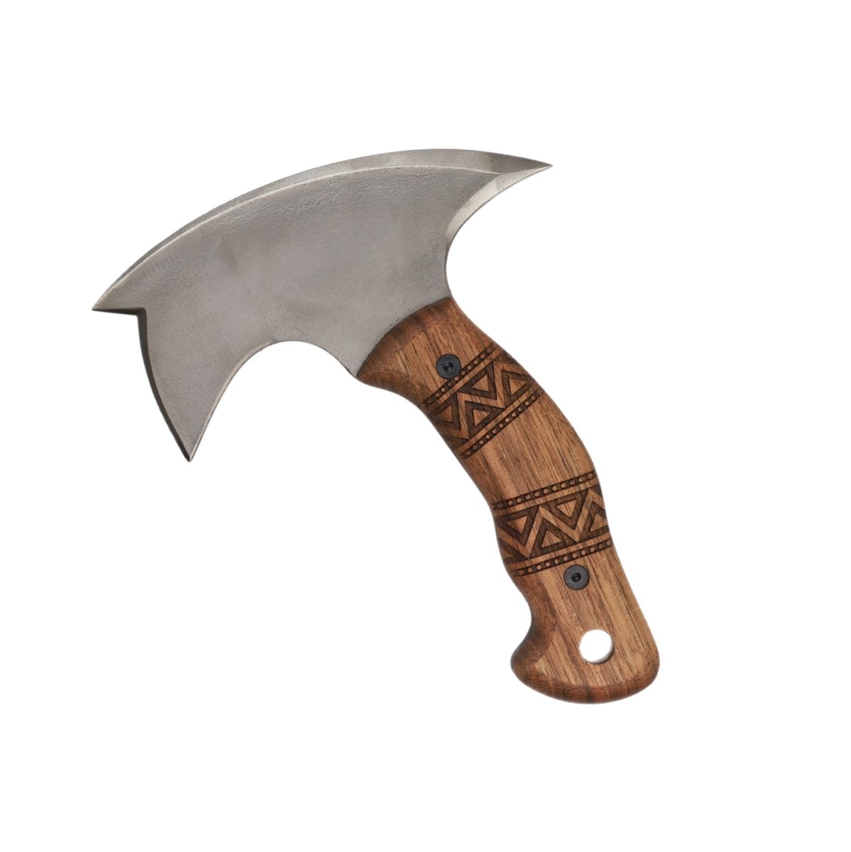 Compact tomahawk "NIKIDO" with engraved handle from AncientSmithy