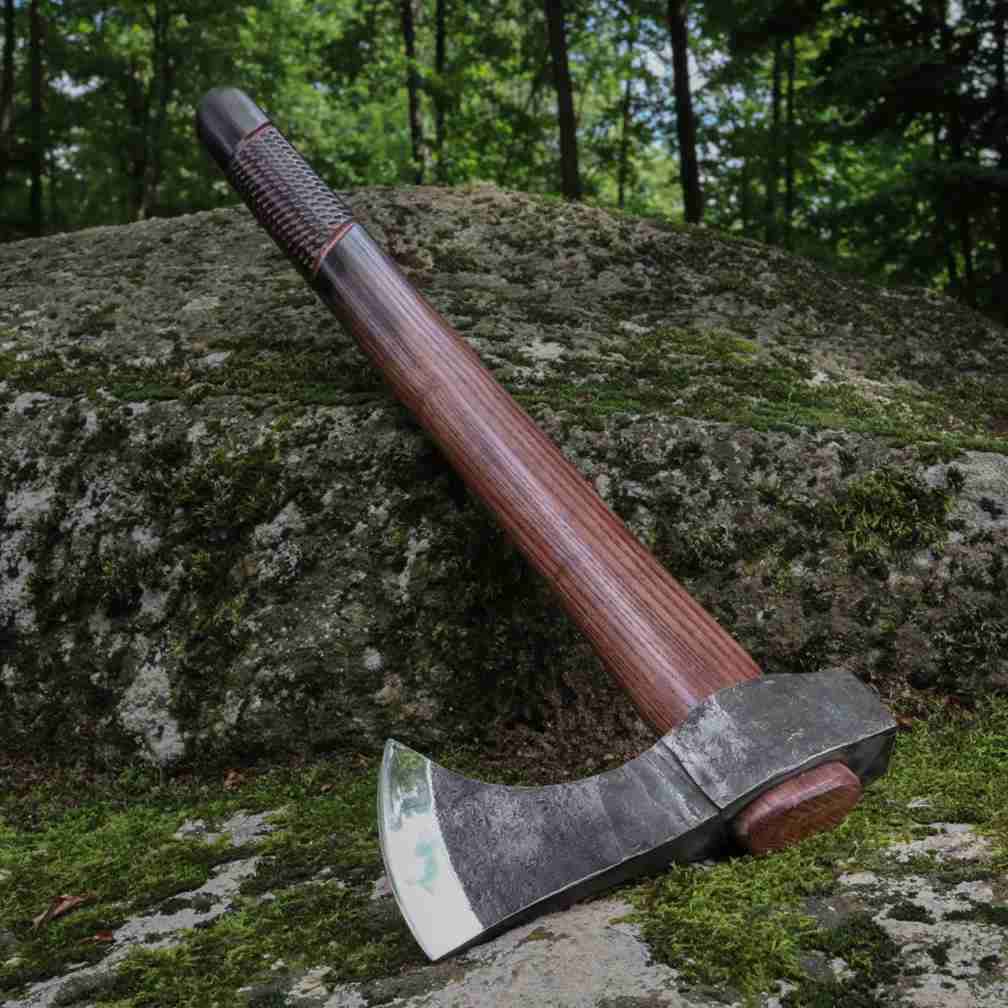 Forged Tomahawk "Blood Leaf" from AncientSmithy