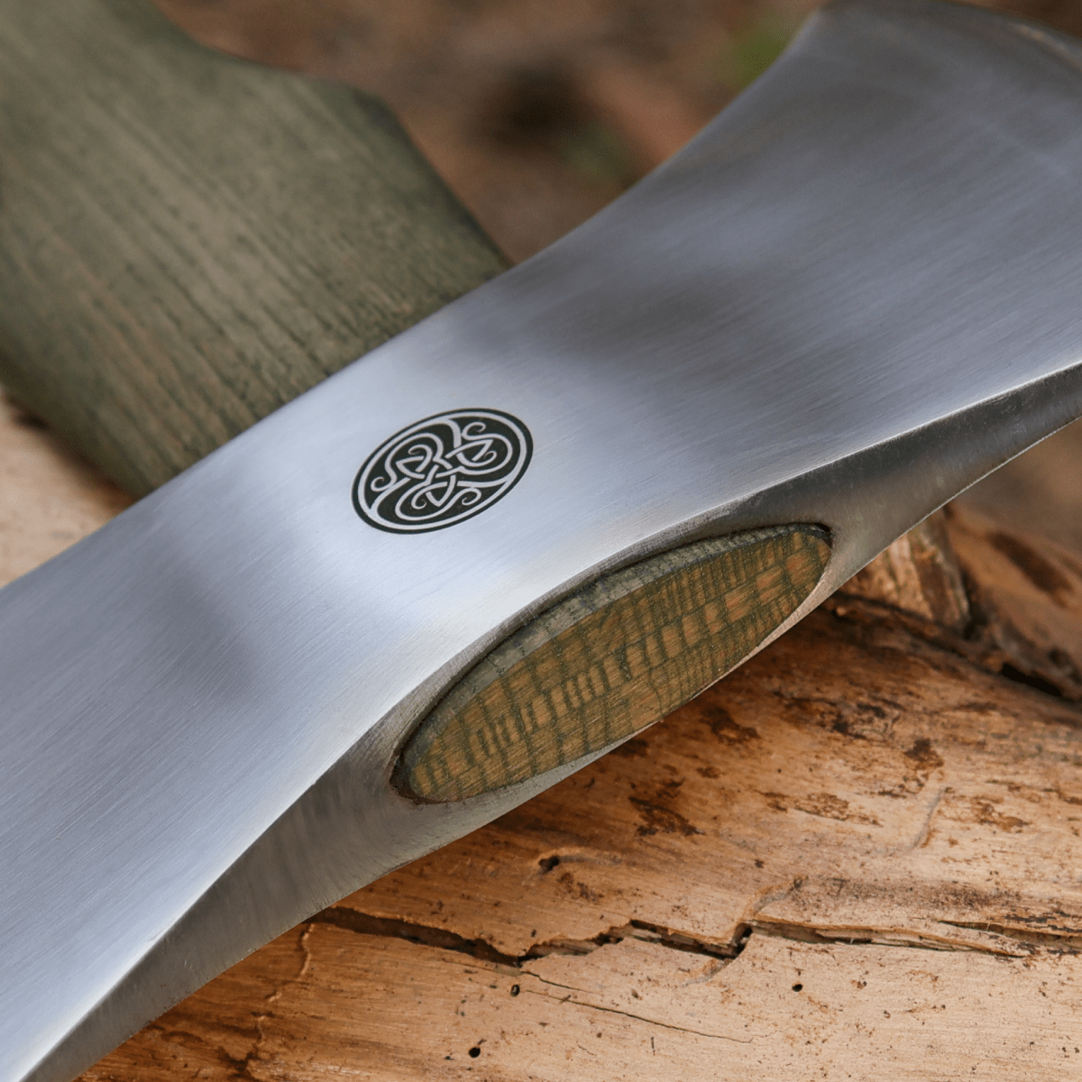 Functional double bit axe "Vargstal" from AncientSmithy