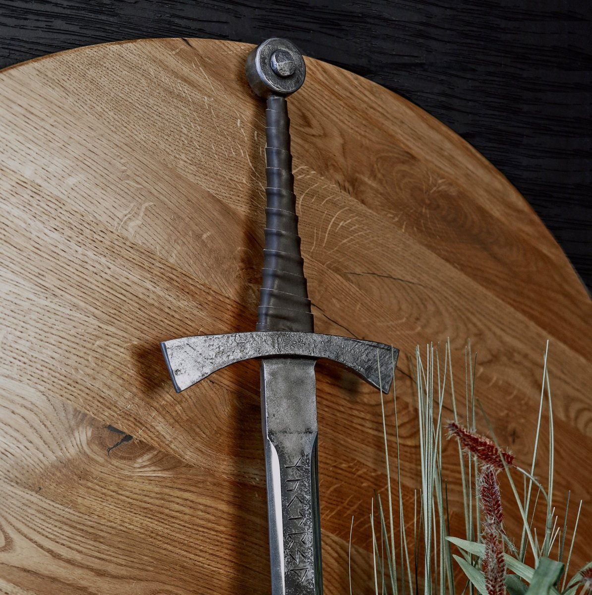 Geralt Witcher steel sword "Wolf's Fury" from AncientSmithy