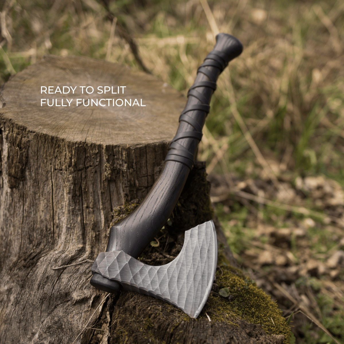 Hand forged axe “Sterk Vorley” with leather cover from AncientSmithy