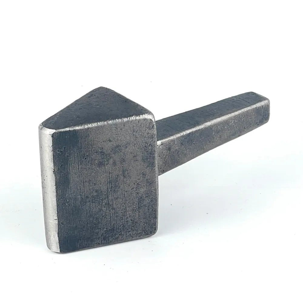 Hand forged blacksmith bottom fuller - Professional blacksmith anvil tool from AncientSmithy