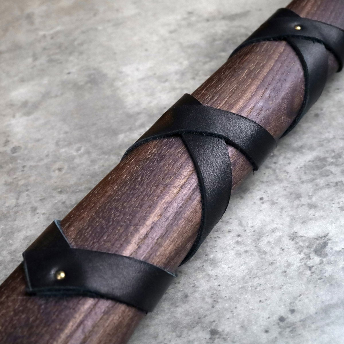 Hand - forged Leviathan axe with leather wrap from AncientSmithy
