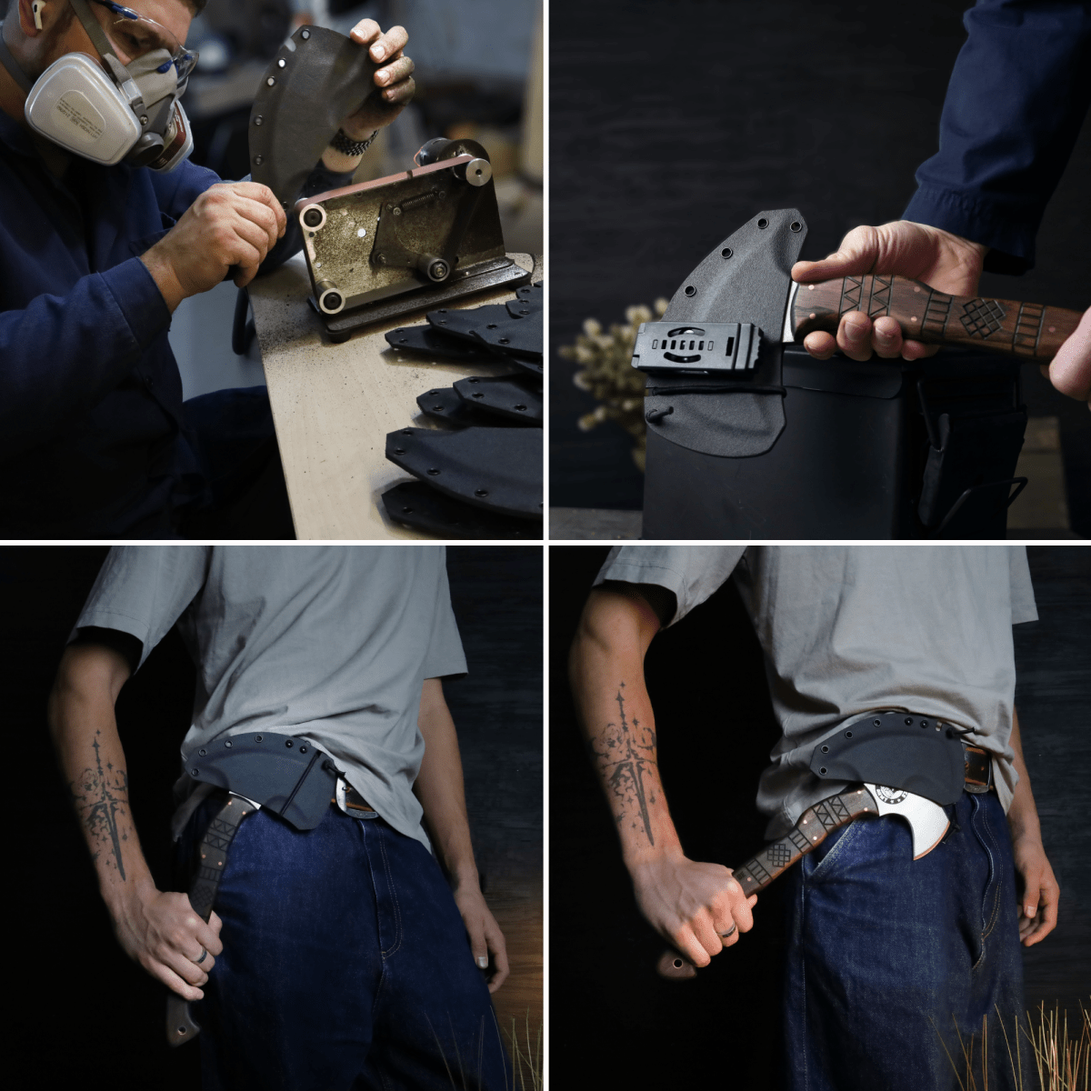 Hand forged tomahawk "Nanook" from AncientSmithy