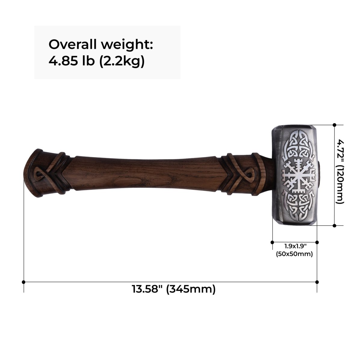 Handcrafted "Wayfinder" Hammer from AncientSmithy