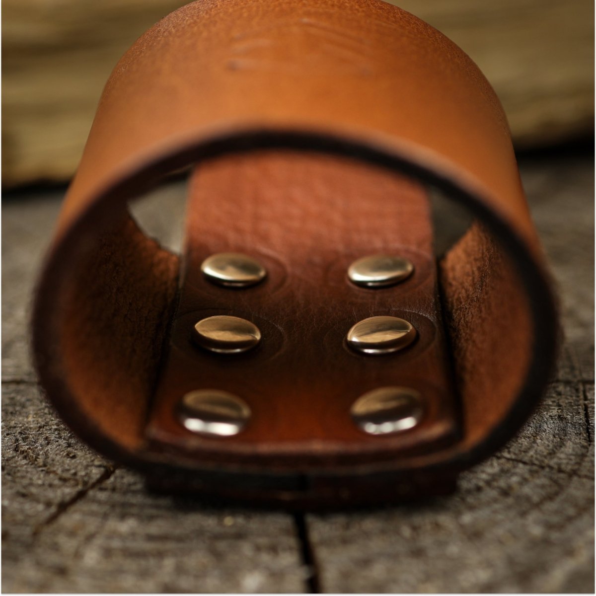 Handmade leather axe holder from AncientSmithy