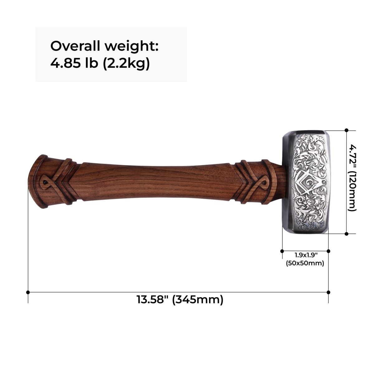 Handmade "Temple Keeper" Hammer from AncientSmithy