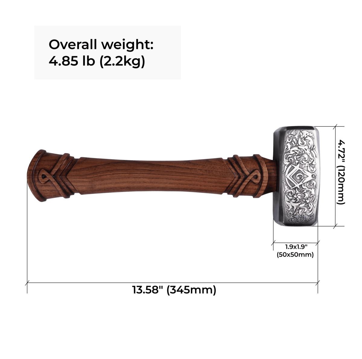 Handmade "Temple Keeper" Hammer from AncientSmithy