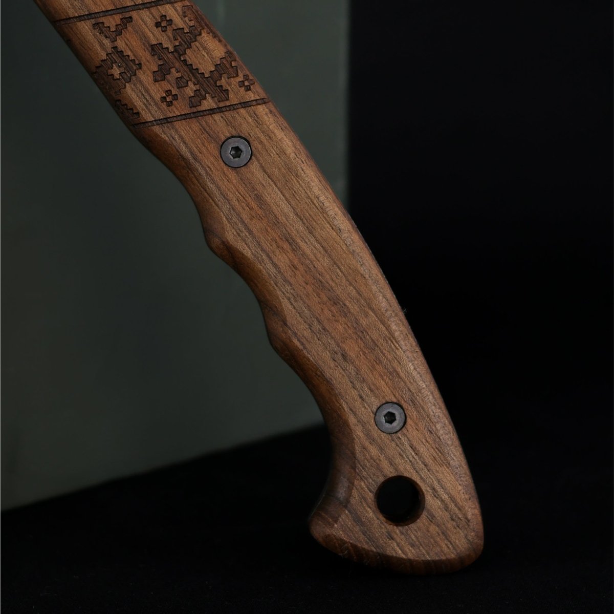 Handmade tomahawks with Slavic engraving from AncientSmithy