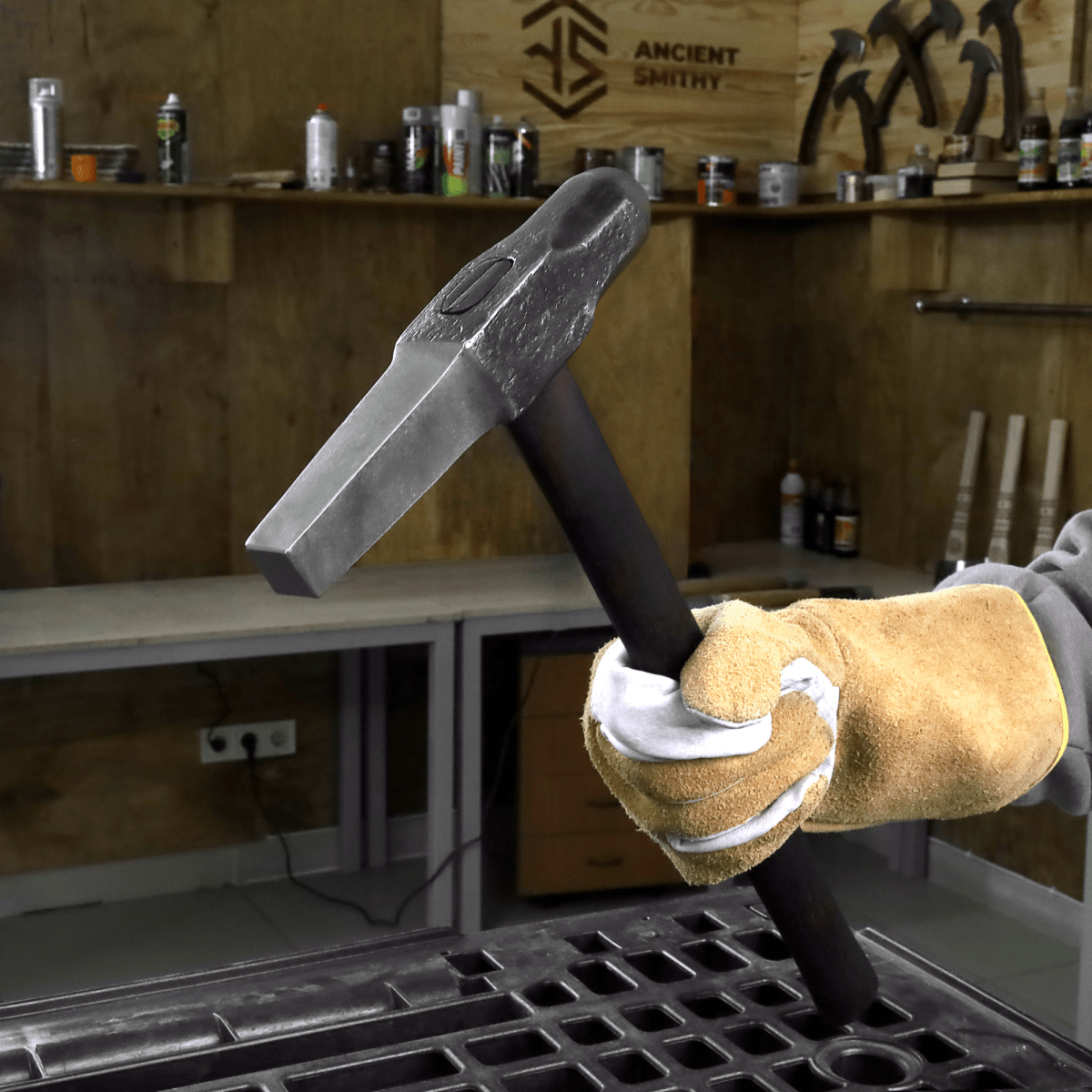 Hot punch square and round hammers - High - quality blacksmithing tools from AncientSmithy