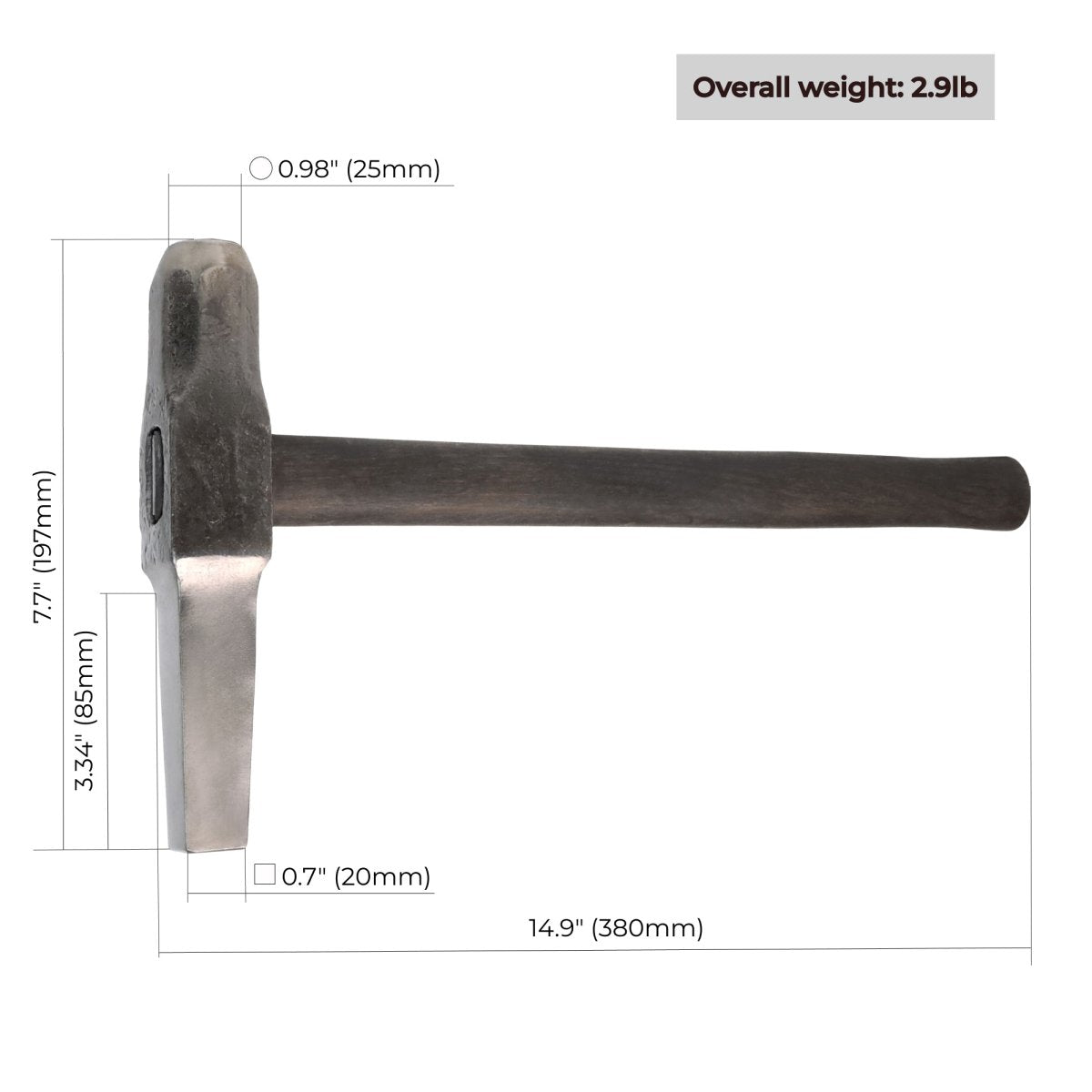 Hot punch square and round hammers - High - quality blacksmithing tools from AncientSmithy