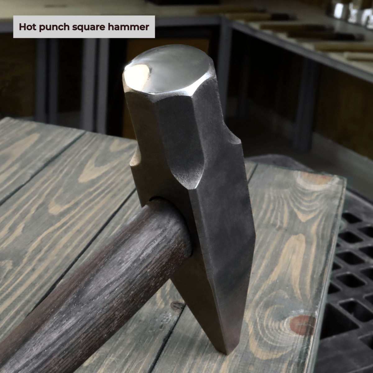 Hot Punch Square Hammer Drift for Blacksmiting 2.2 lbs from AncientSmithy