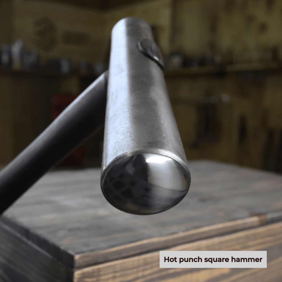 Japanese blacksmith double headed round hammer 2.4 lbs from AncientSmithy
