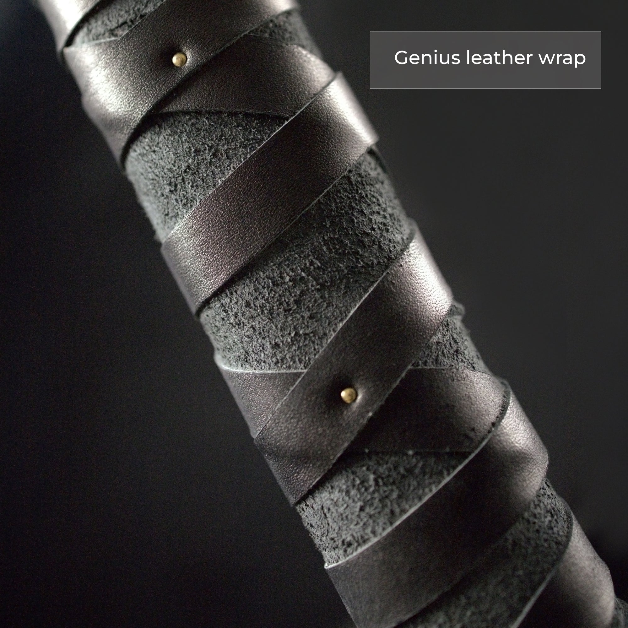 Hand-forged Leviathan axe with carved handle "Tyr"