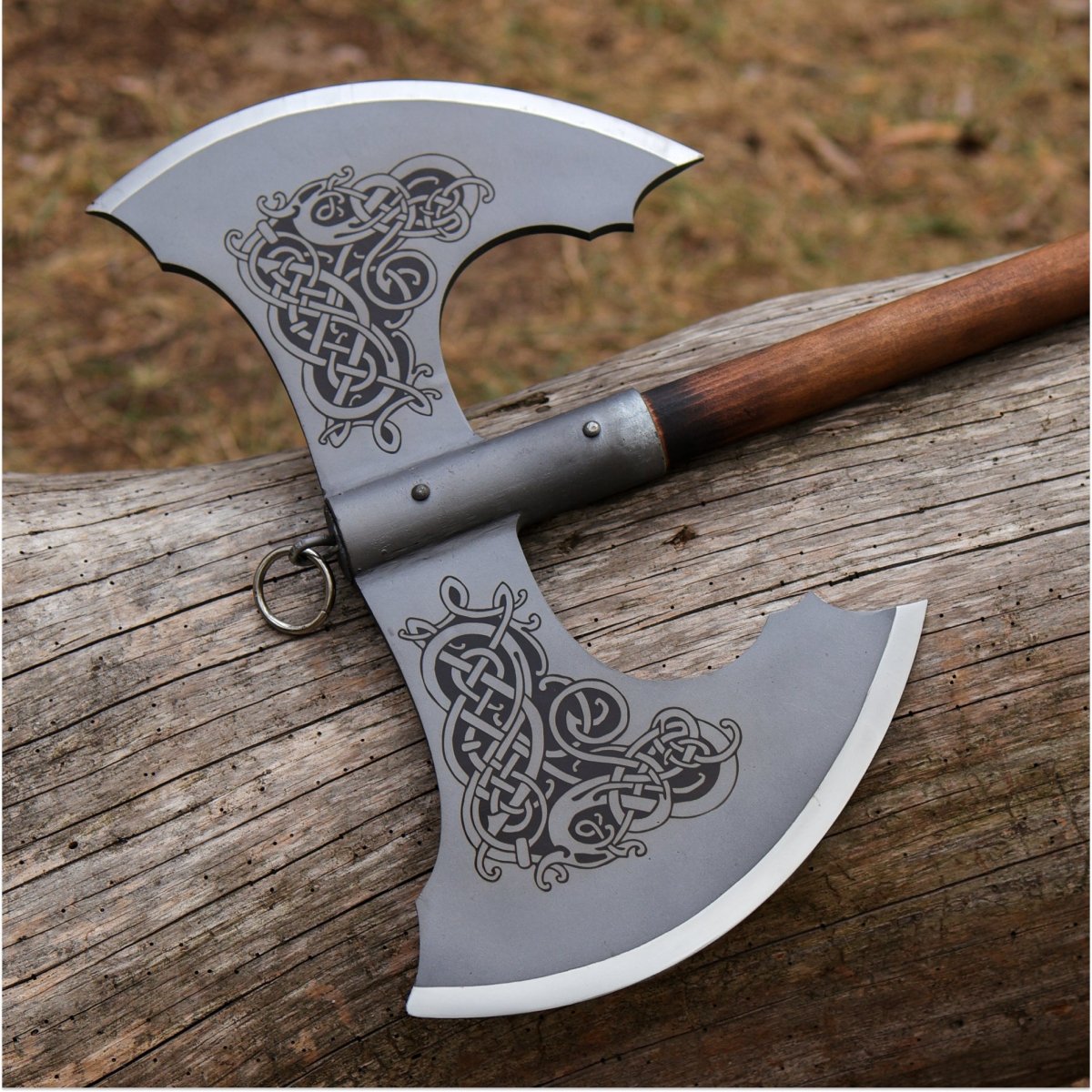 Norse Double - Edged Axe "Jotungard" (Decorative version) from AncientSmithy