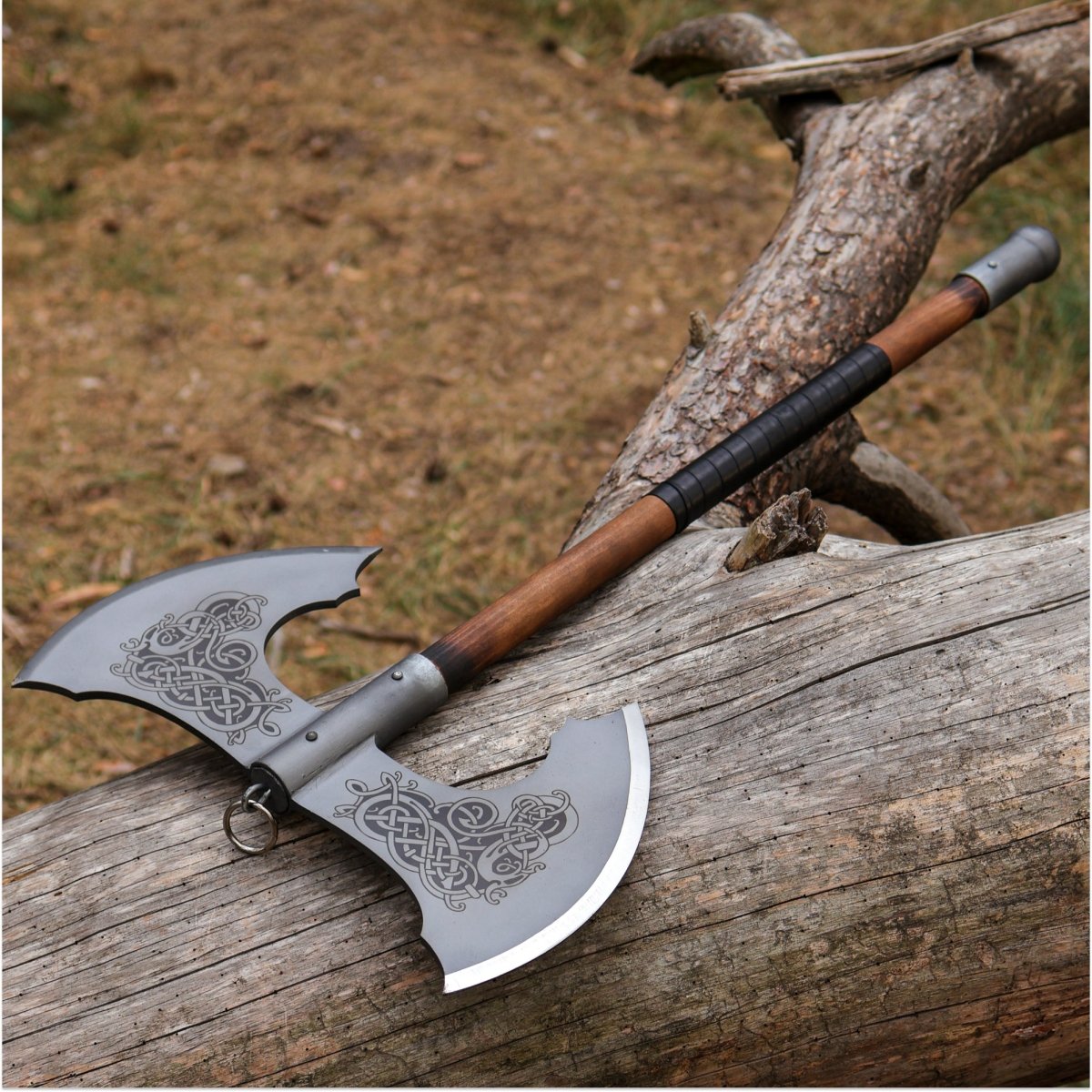 Norse Double - Edged Axe "Jotungard" (Decorative version) from AncientSmithy