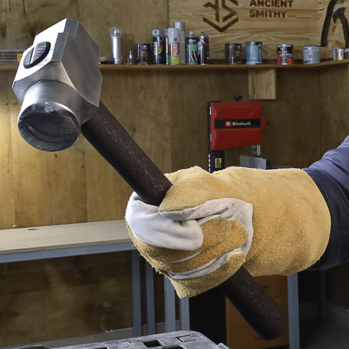 Rounding Hammer with Round and Square face from AncientSmithy