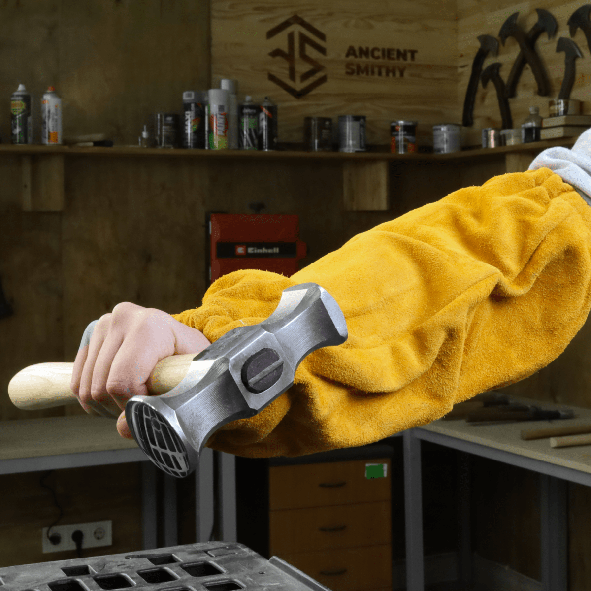 Square Circle Rounding Blacksmith Hammer from AncientSmithy