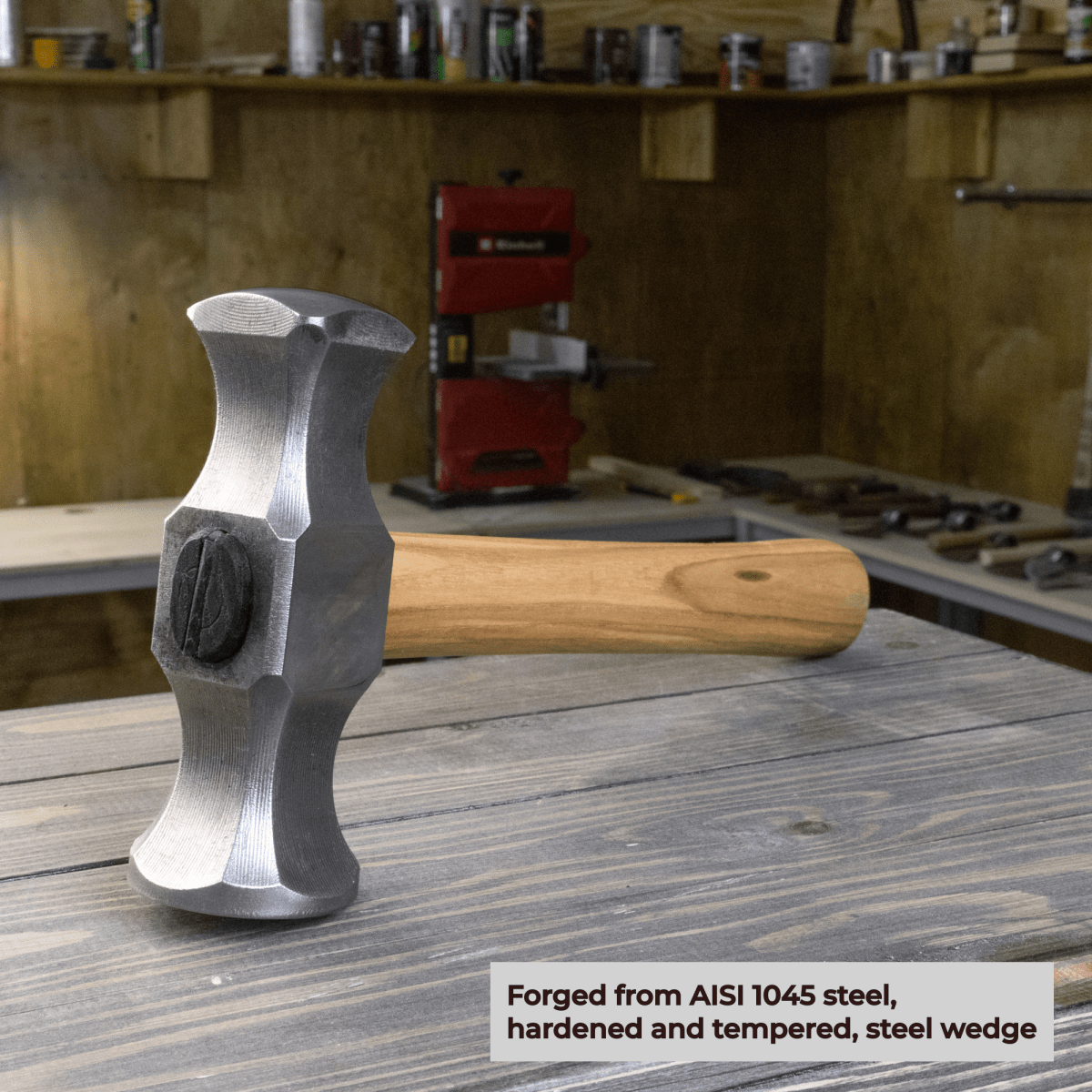 Square Circle Rounding Blacksmith Hammer from AncientSmithy