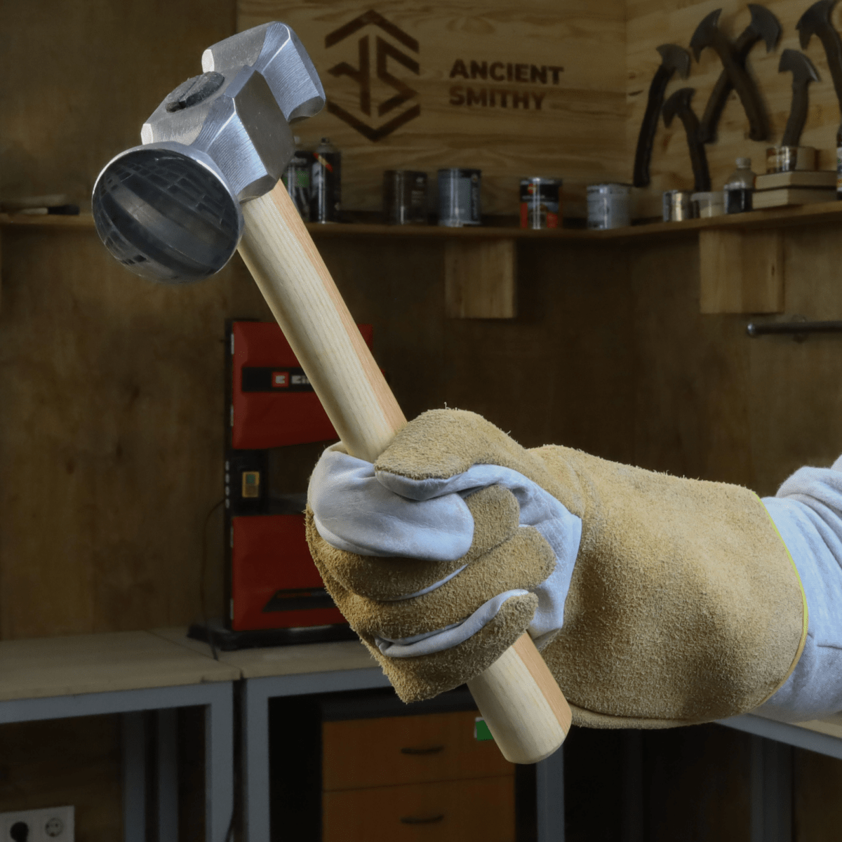 Square Circle Rounding Blacksmith Hammer from AncientSmithy