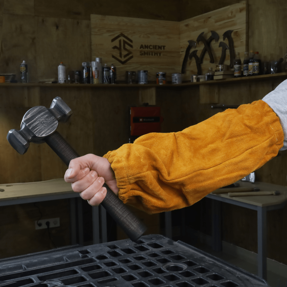 Square Circle Rounding Hammer for blacksmithing from AncientSmithy
