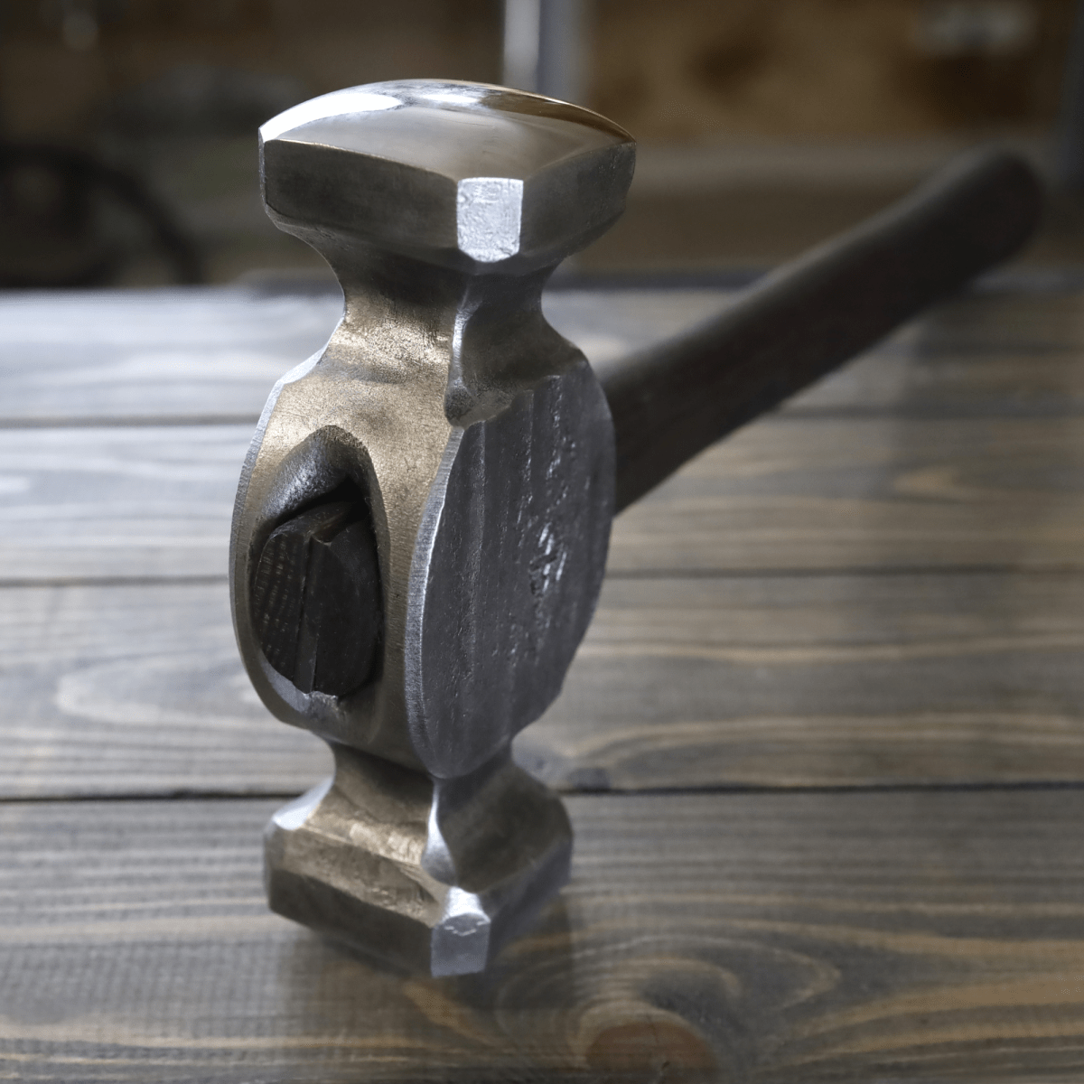 Square Circle Rounding Hammer for blacksmithing from AncientSmithy
