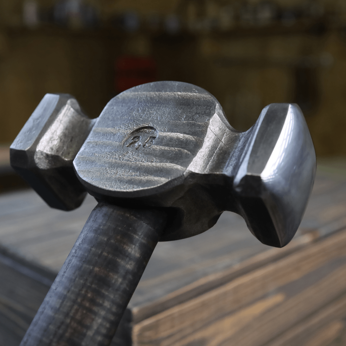 Square Circle Rounding Hammer for blacksmithing from AncientSmithy
