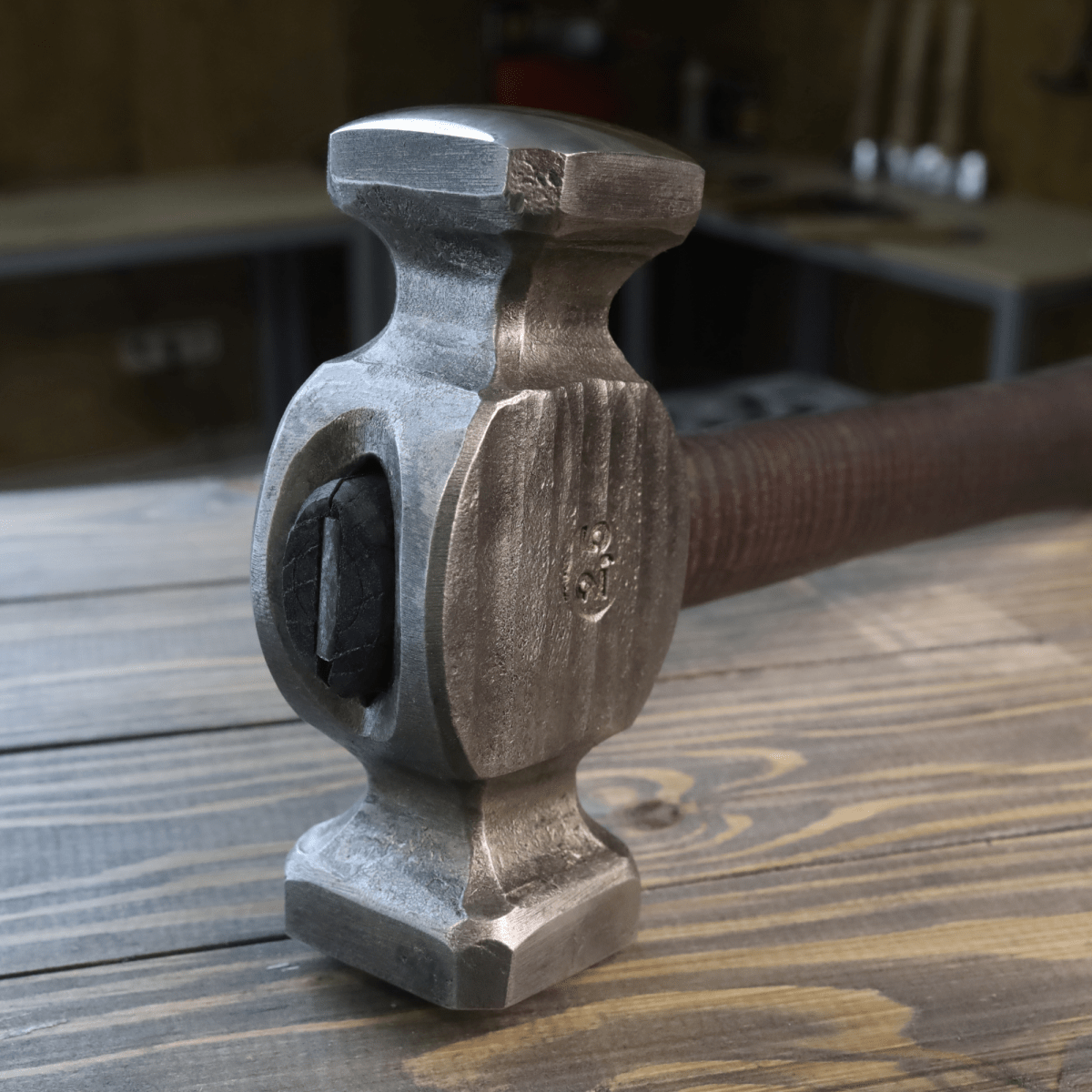 Square Circle Rounding Hammer for blacksmithing from AncientSmithy