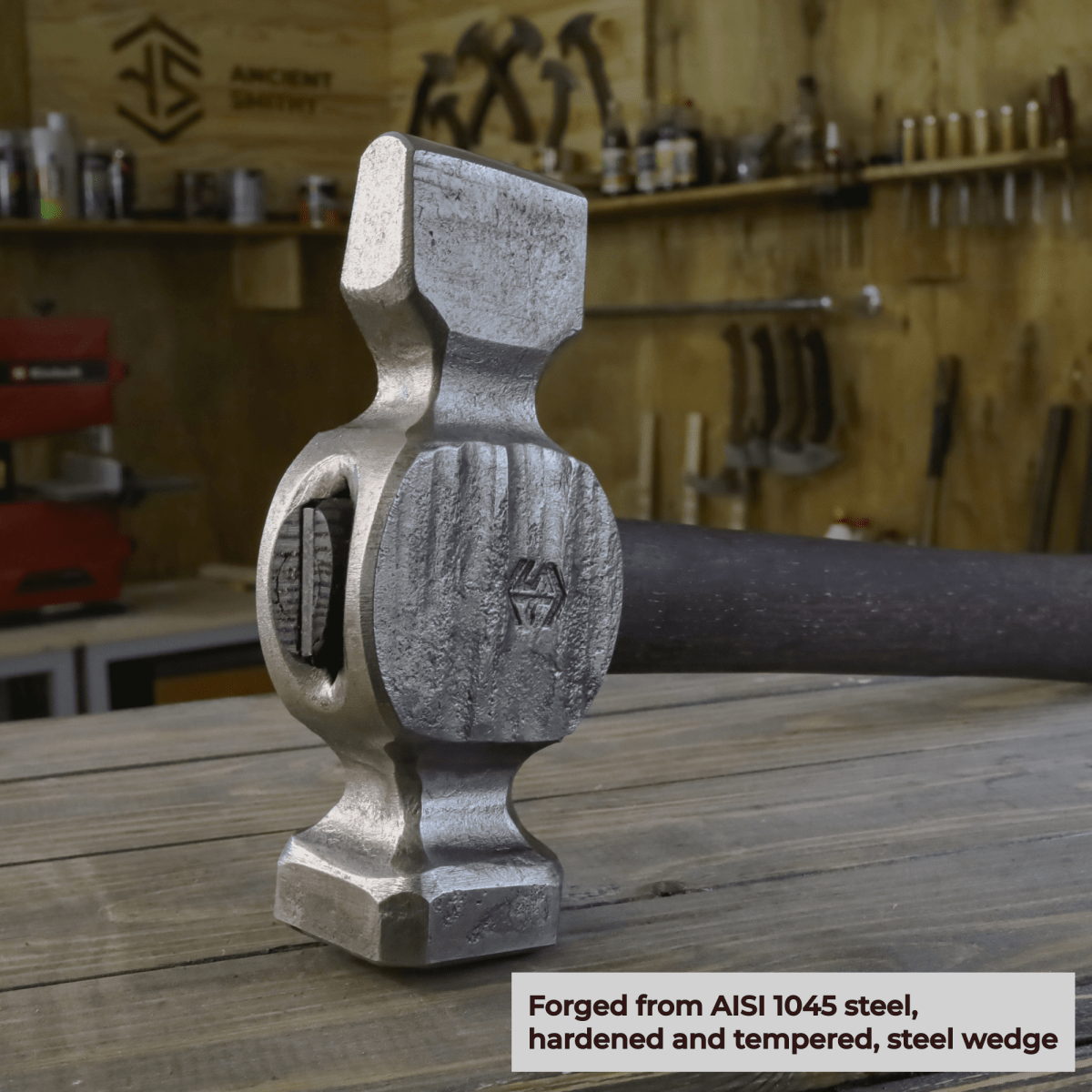 Straight Peen Hammer for blacksmithing from AncientSmithy