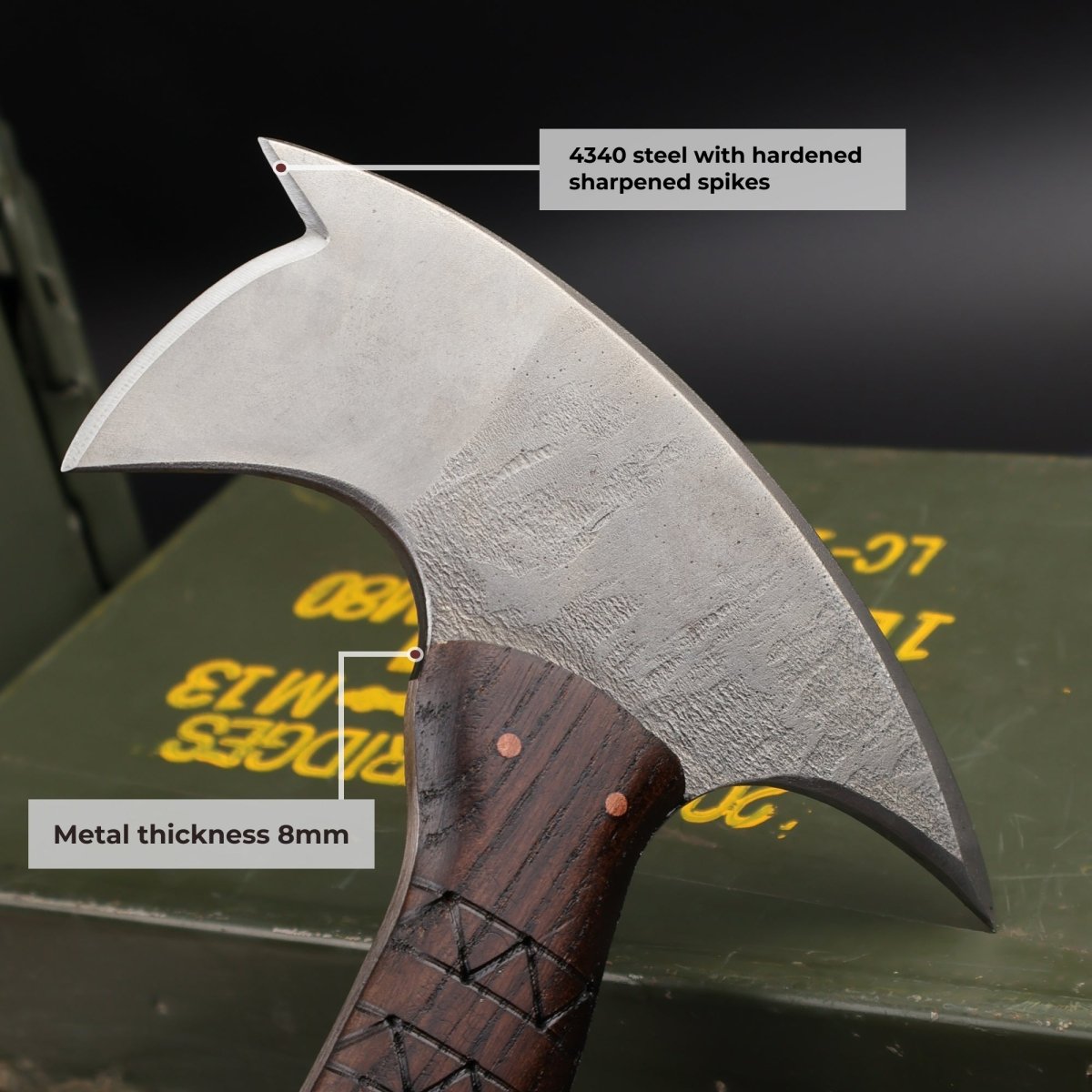 Сustom made tomahawk "Ogun" from AncientSmithy